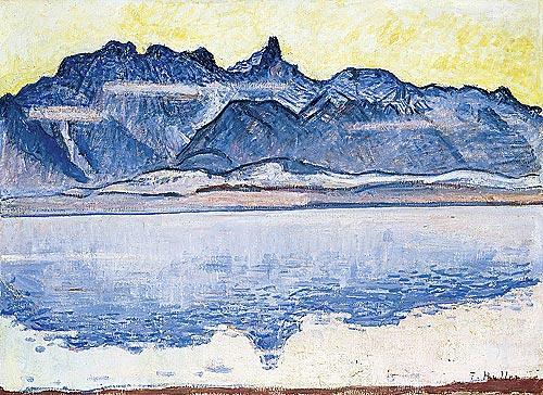 Ferdinand Hodler Stockhornkette mit Thunersee china oil painting image